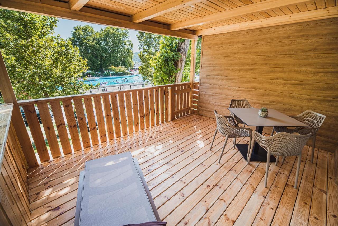 Premium Mobile Tree House With Thermal Riviera Tickets Catez ob Savi Eksteriør billede